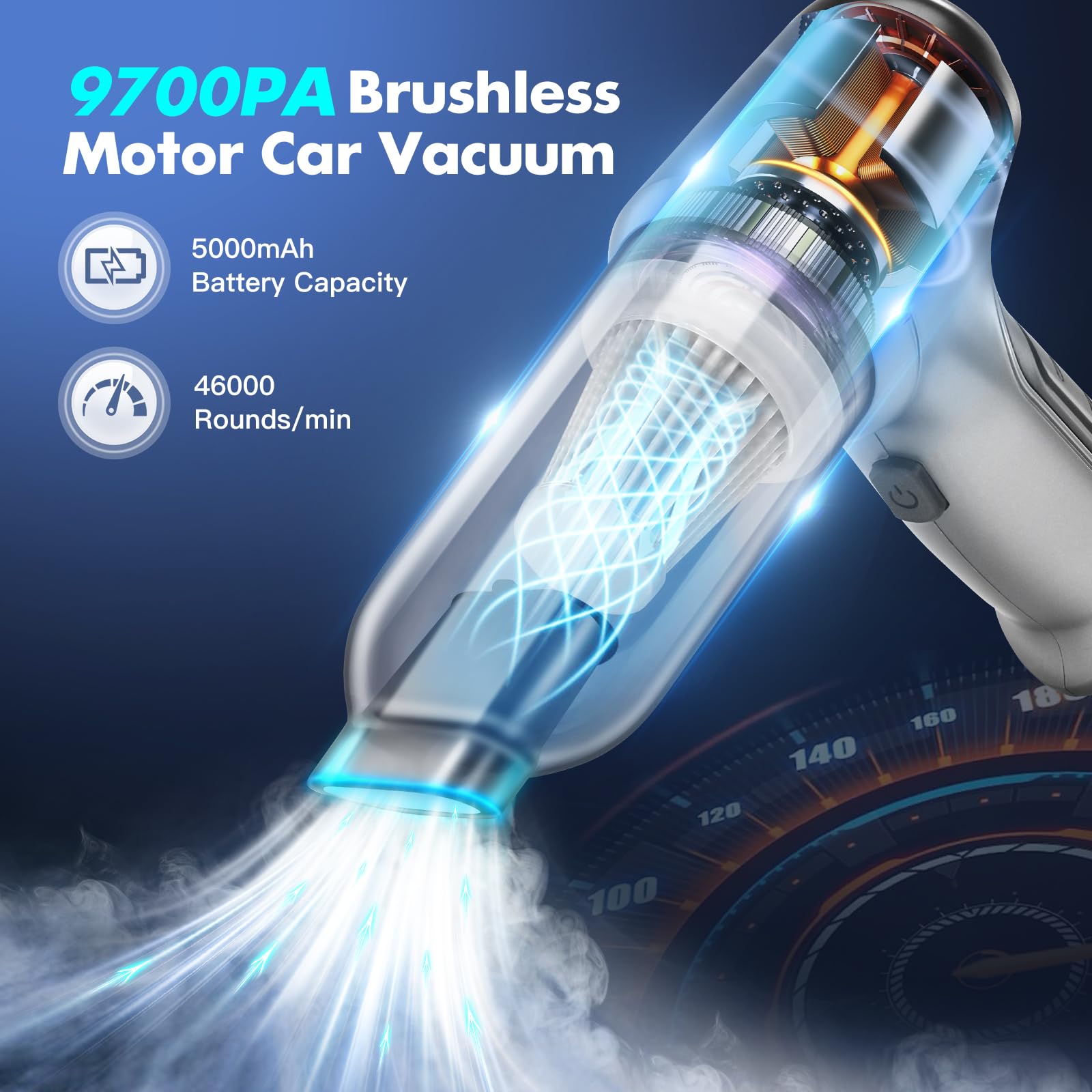 WYRIAZA Handheld Vacuum Cleaner - Image 2