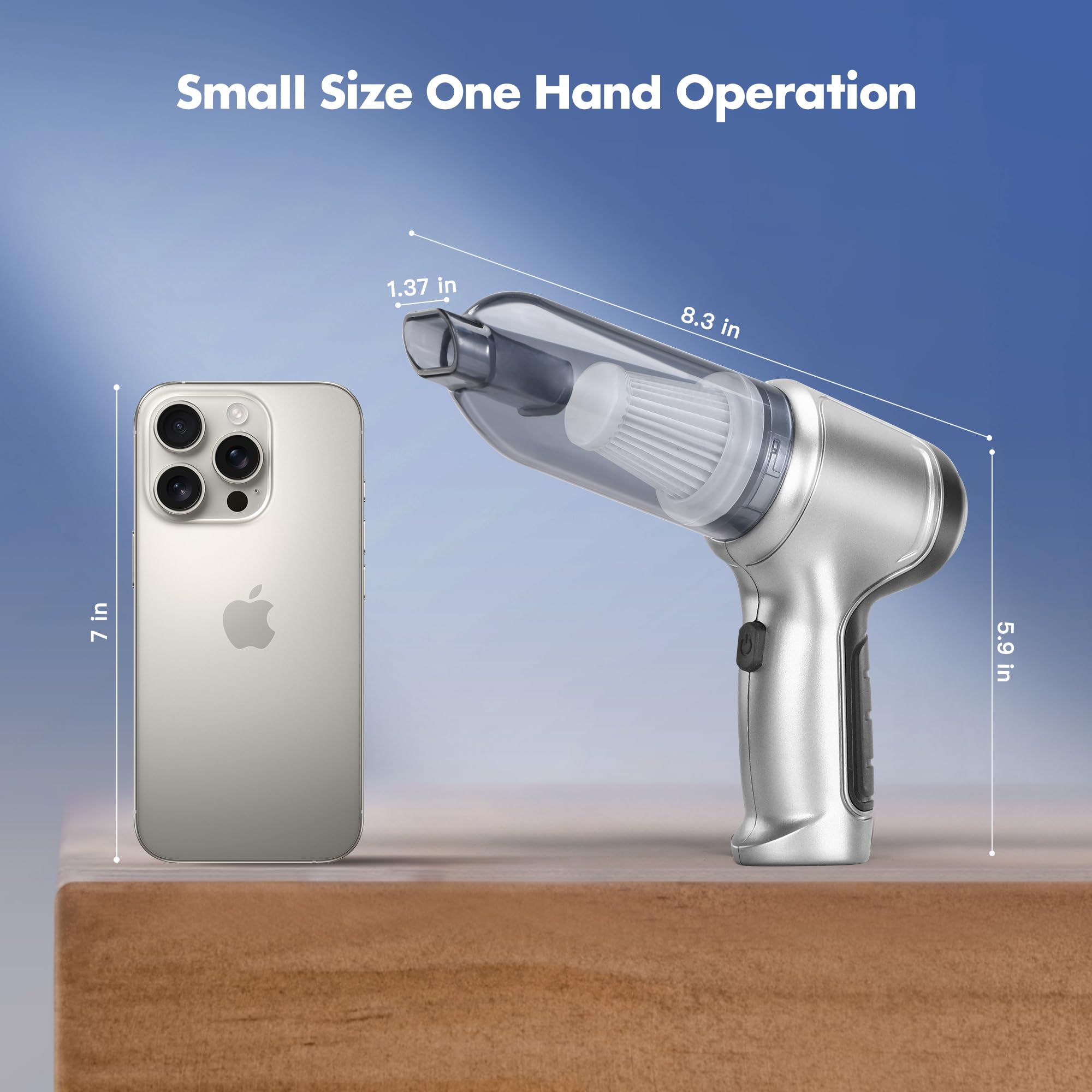 WYRIAZA Handheld Vacuum Cleaner - Image 6